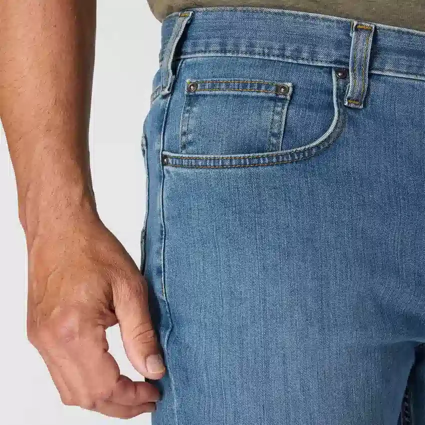 Relaxed Straight Rugged Flex-werkjeans voor heren