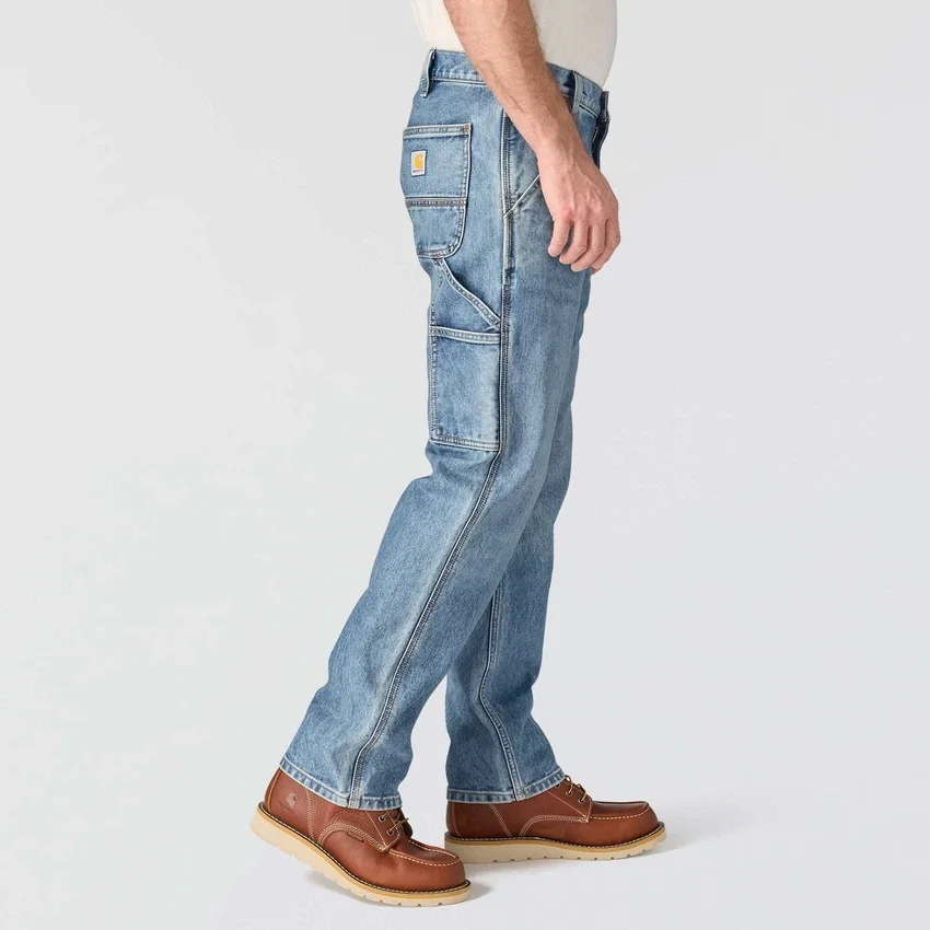 Relaxed Straight Rugged Flex-werkjeans voor heren