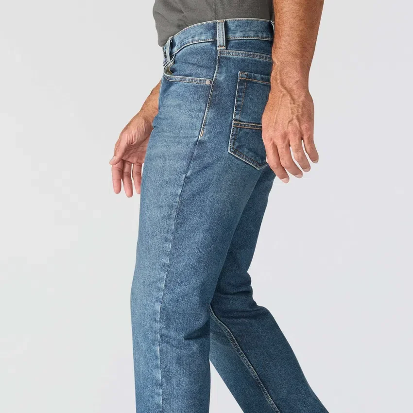Relaxed Straight Rugged Flex-werkjeans voor heren