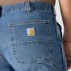Relaxed Straight Rugged Flex-werkjeans voor heren
