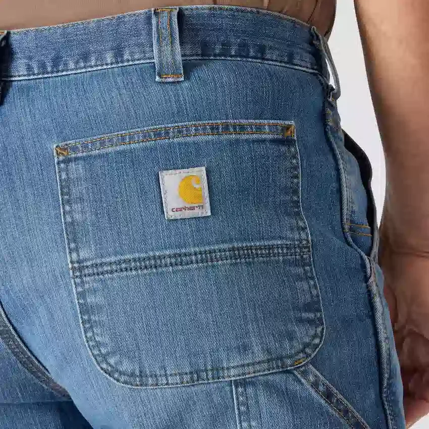 Relaxed Straight Rugged Flex-werkjeans voor heren