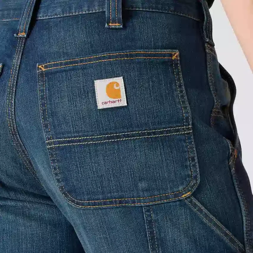 Relaxed Straight Rugged Flex-werkjeans voor heren