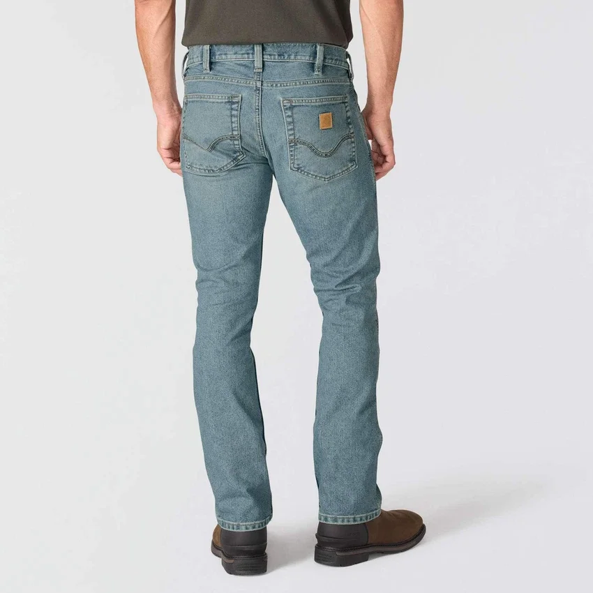 Relaxte bootcut Rugged Flex-werkjeans voor heren