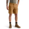 Relaxte pasvorm 9" Rigby canvas cargoshorts – werkshorts