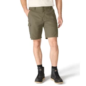 Relaxte pasvorm 9" Rigby canvas cargoshorts – werkshorts