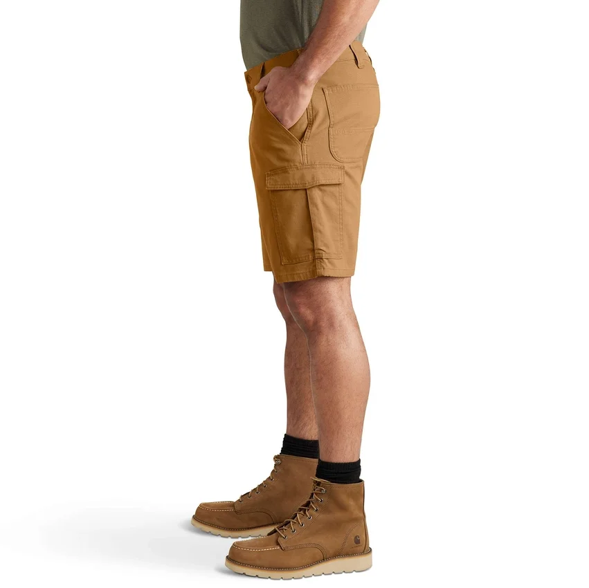 Relaxte pasvorm 9" Rigby canvas cargoshorts – werkshorts