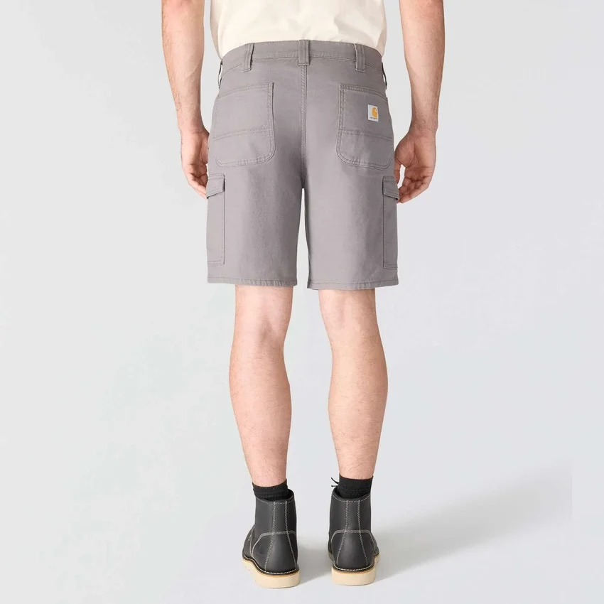 Relaxte pasvorm 9" Rigby canvas cargoshorts – werkshorts