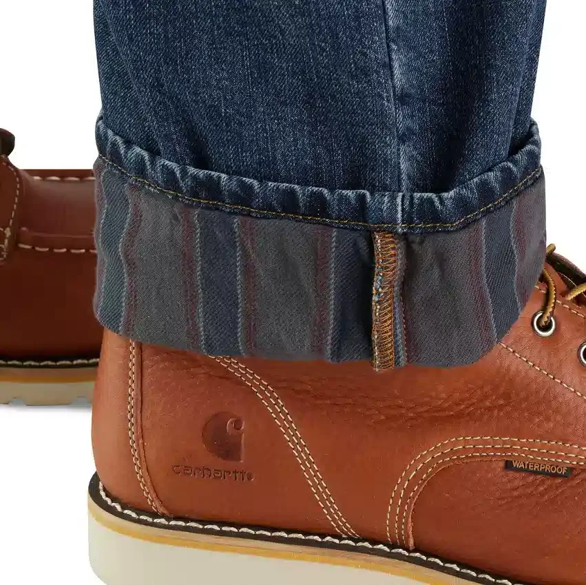 Relaxte, recht gesneden werkjeans voor heren