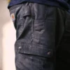 Relaxte, rechte cargo-broek met ripstop en dubbele knieversterking – werkbroek
