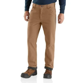 Relaxte, rechte Rigby-broek van gevoerd canvas - Werkbroek