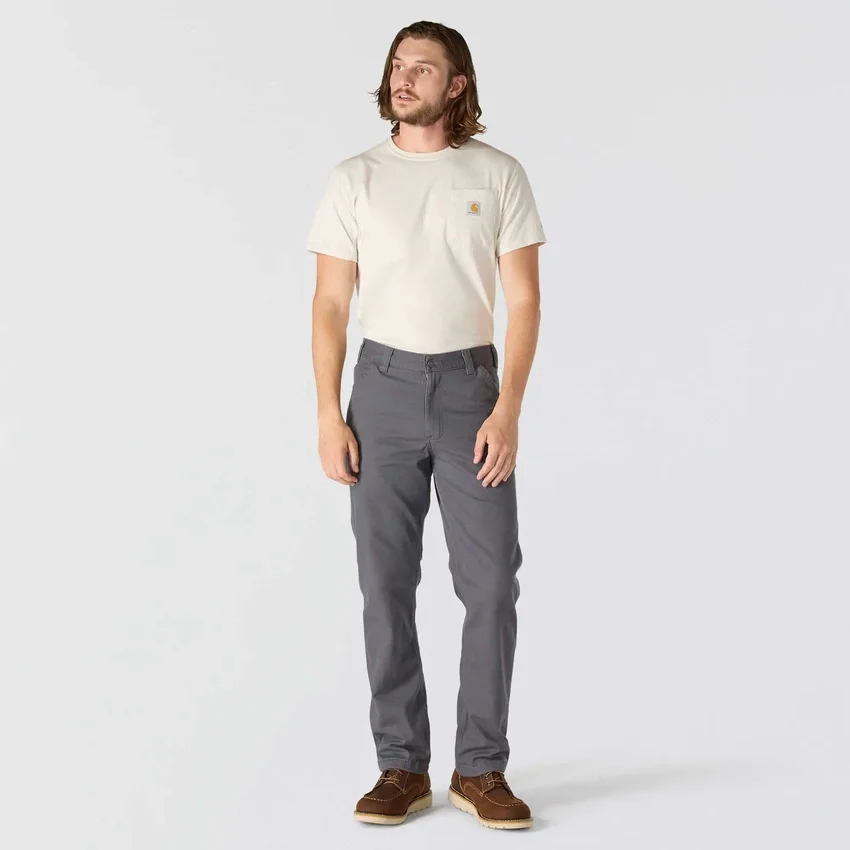 Relaxte, rechte Rigby-broek van gevoerd canvas - Werkbroek