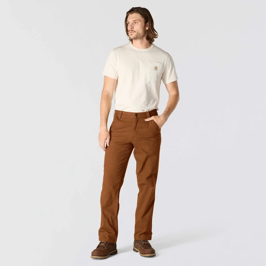 Relaxte, rechte Rigby-canvasbroek - Werkbroek