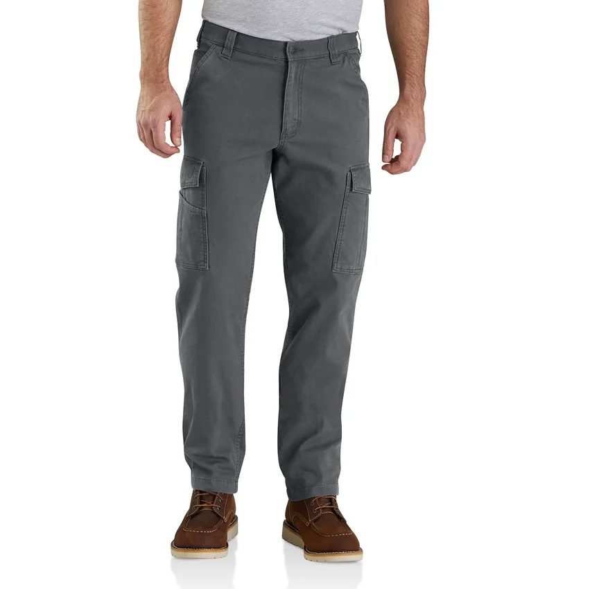 Relaxte, rechte Rigby-cargobroek van canvas - Werkbroek