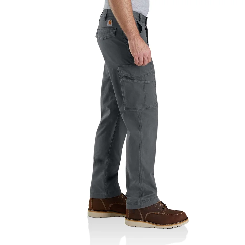 Relaxte, rechte Rigby-cargobroek van canvas - Werkbroek