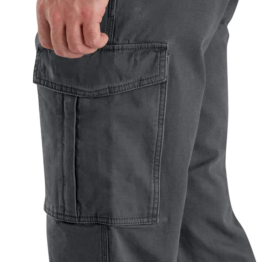 Relaxte, rechte Rigby-cargobroek van canvas - Werkbroek