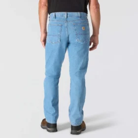 Relaxte, rechte werkjeans voor heren
