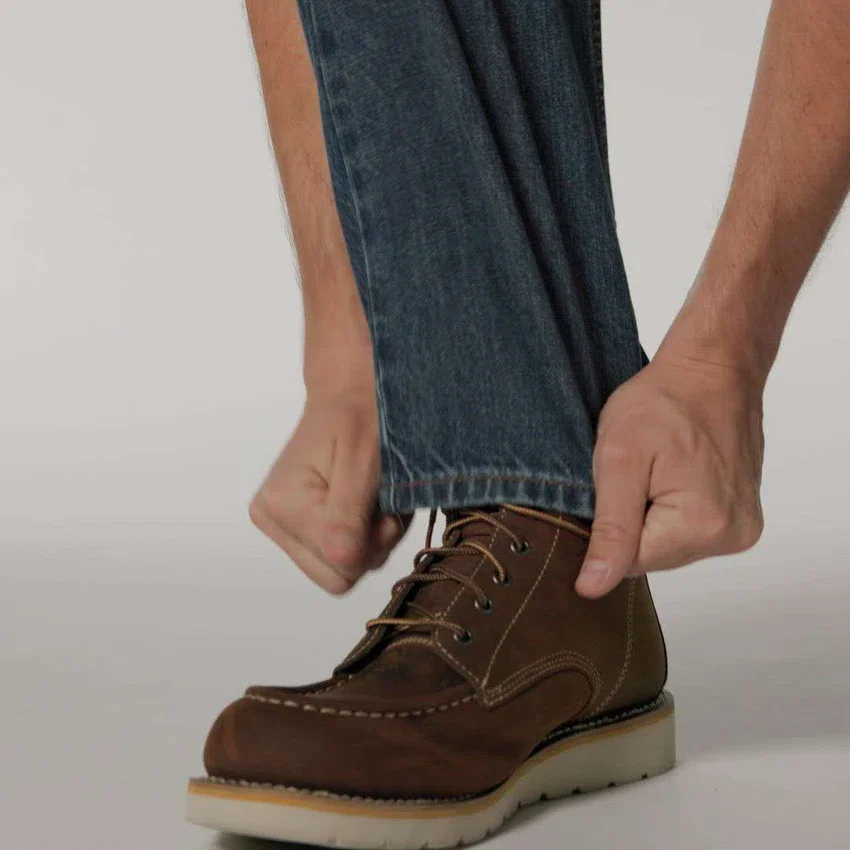 Relaxte, rechte werkjeans voor heren