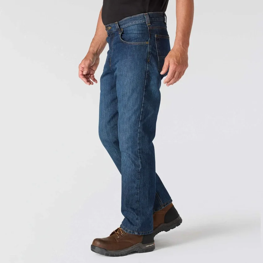 Relaxte, rechte werkjeans voor heren