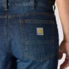 Relaxte, rechte werkjeans voor heren