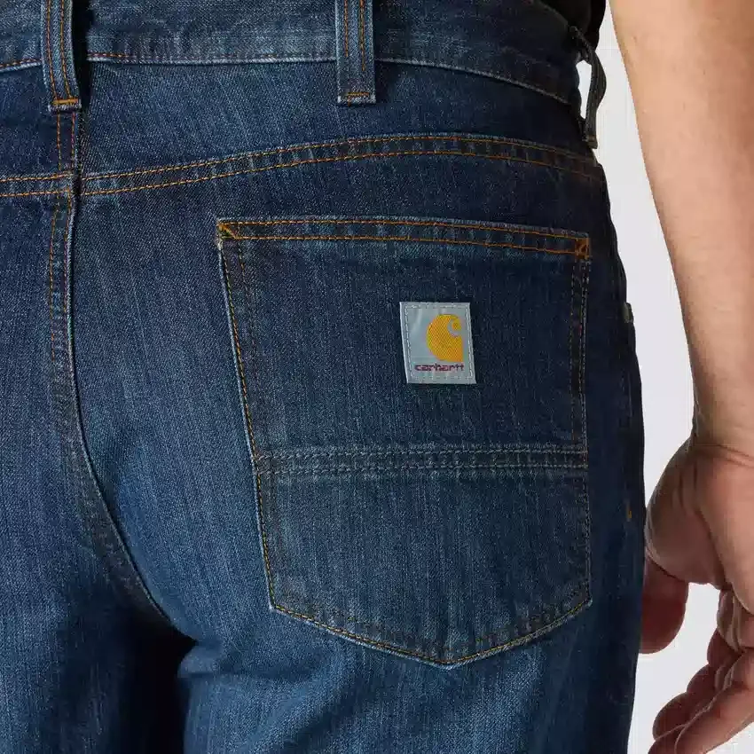 Relaxte, rechte werkjeans voor heren