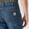 Relaxte, rechte werkjeans voor heren