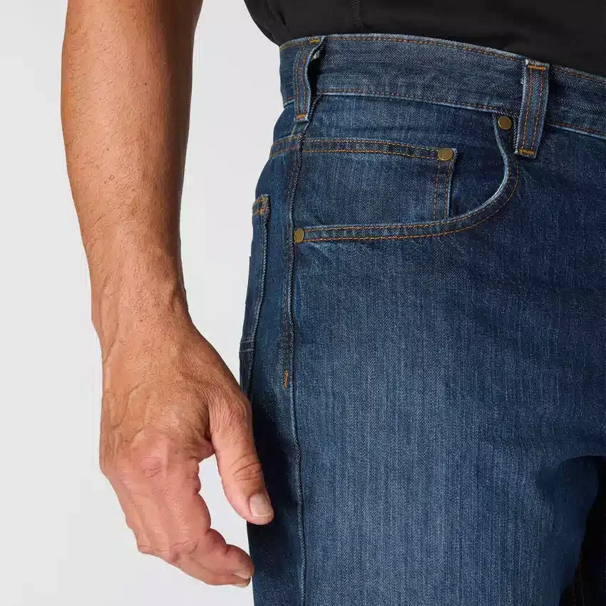 Relaxte, rechte werkjeans voor heren