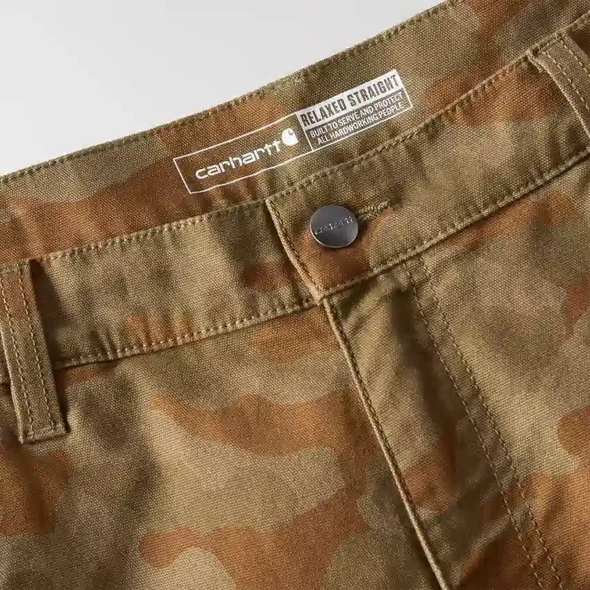 Rigby-canvasbroek met een relaxte pasvorm van 10" - Werkbroek