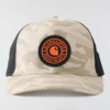 Ripstop-truckerpet met camo-patroon en mesh-achterkant