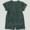 Rompertje met korte armstukken van French Terry voor kinderen (baby)