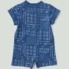 Rompertje met korte armstukken van French Terry voor kinderen (baby)