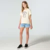 Rosie T-shirt met korte armstukken voor meisjes (kind/peuter/jeugd)