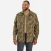 Rugged Flex® canvas overhemdjas met relaxte pasvorm, gevoerd met fleece en camouflageprint
