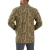 Rugged Flex® canvas overhemdjas met relaxte pasvorm, gevoerd met fleece en camouflageprint
