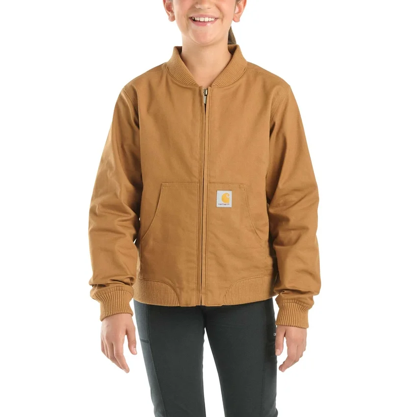 Rugged Flex®-canvasjas met lange armstukken voor meisjes (kinderen/jeugd)