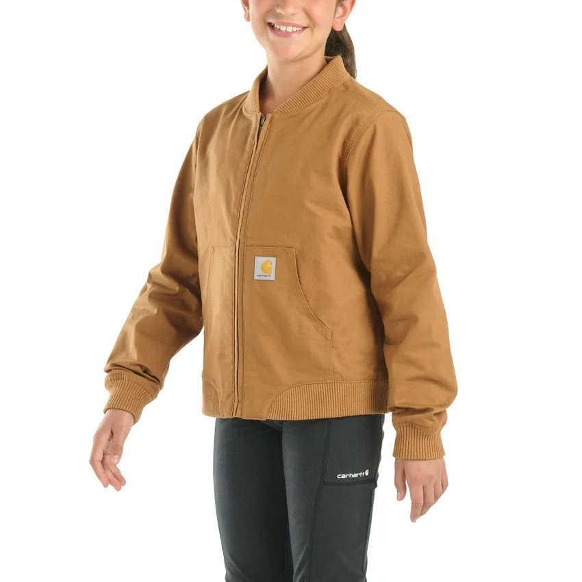 Rugged Flex®-canvasjas met lange armstukken voor meisjes (kinderen/jeugd)
