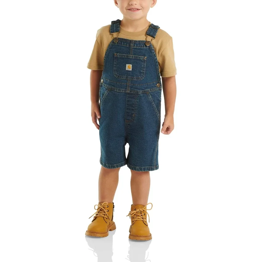 Rugged Flex® denim shortall met losse pasvorm voor kinderen (baby’s/peuters)