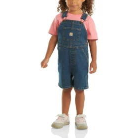 Rugged Flex® denim shortall met losse pasvorm voor kinderen (baby’s/peuters)
