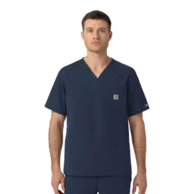 Rugged Flex Fld Ripstop-scrubtop met V-hals