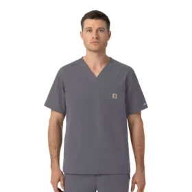 Rugged Flex Fld Ripstop-scrubtop met V-hals