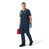 Rugged Flex Fld Ripstop-scrubtop met V-hals