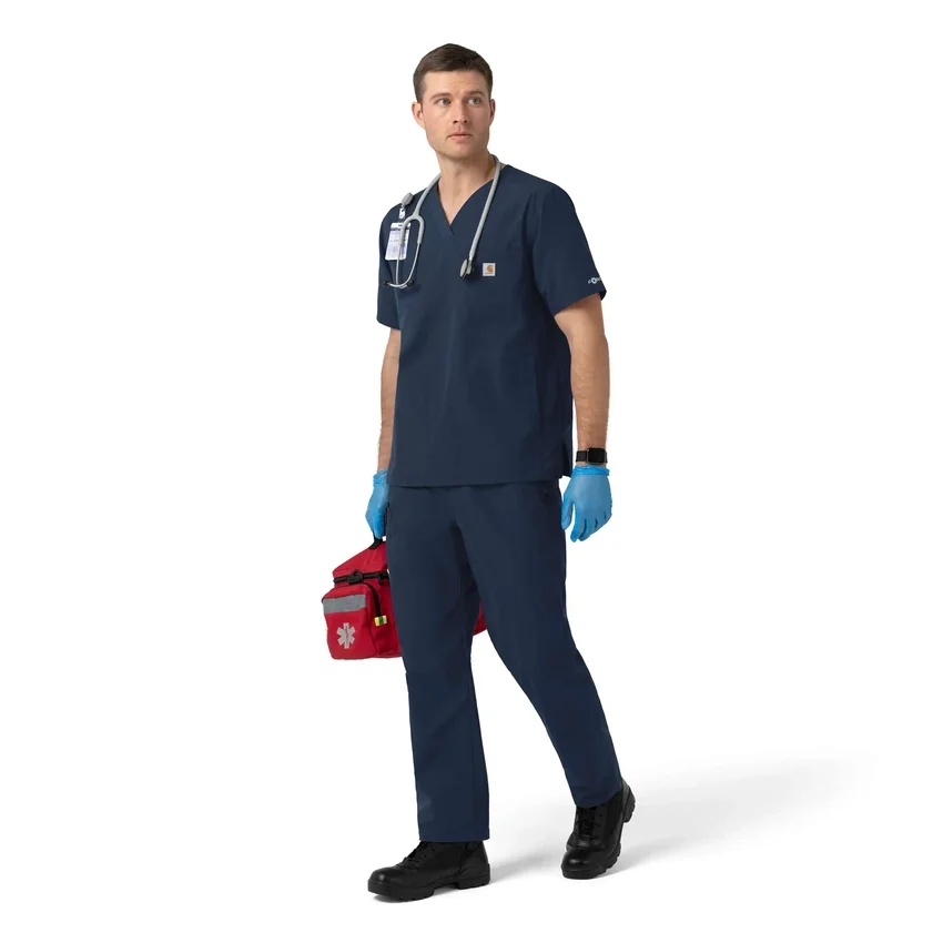 Rugged Flex Fld Ripstop-scrubtop met V-hals
