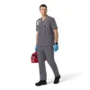 Rugged Flex Fld Ripstop-scrubtop met V-hals
