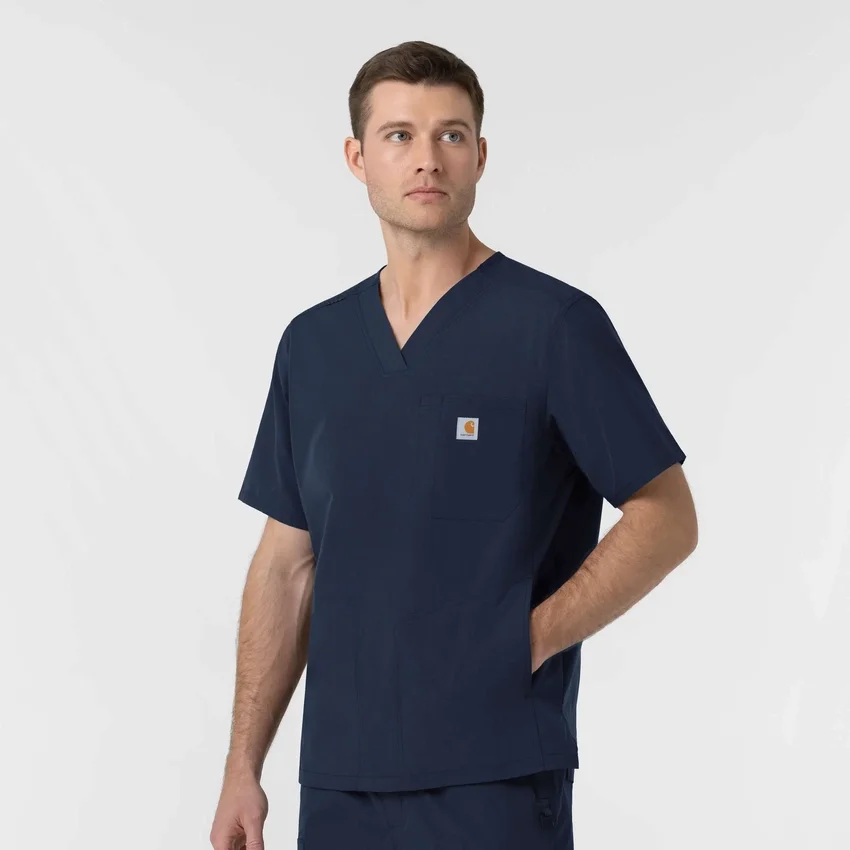 Rugged Flex Fld Ripstop-scrubtop met V-hals
