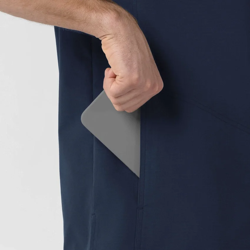 Rugged Flex Fld Ripstop-scrubtop met V-hals