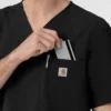 Rugged Flex Fld Ripstop-scrubtop met V-hals