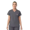 Rugged Flex Fld-scrubtop met V-hals voor dames