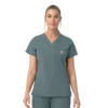 Rugged Flex Fld-scrubtop met V-hals voor dames