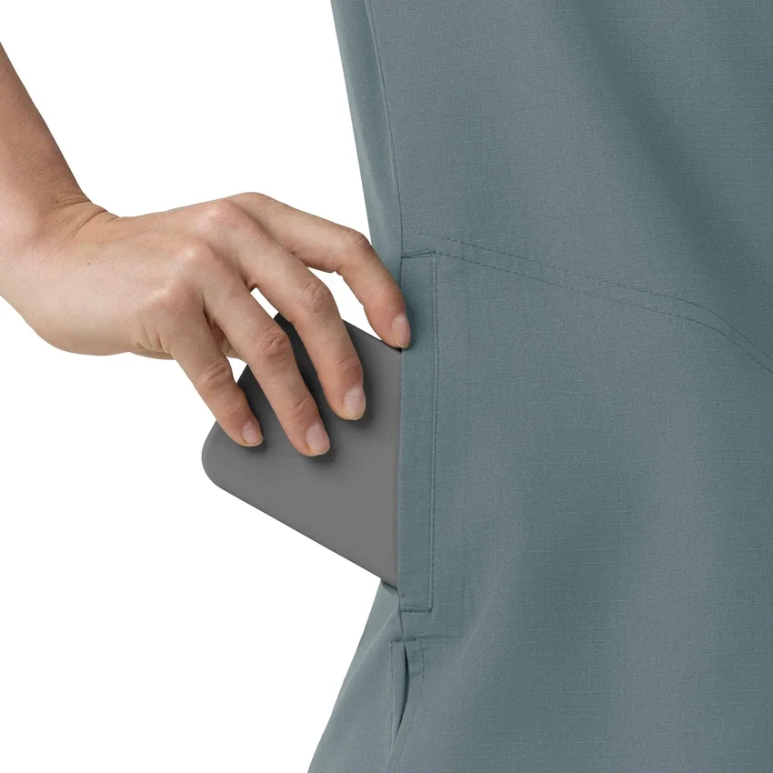 Rugged Flex Fld-scrubtop met V-hals voor dames