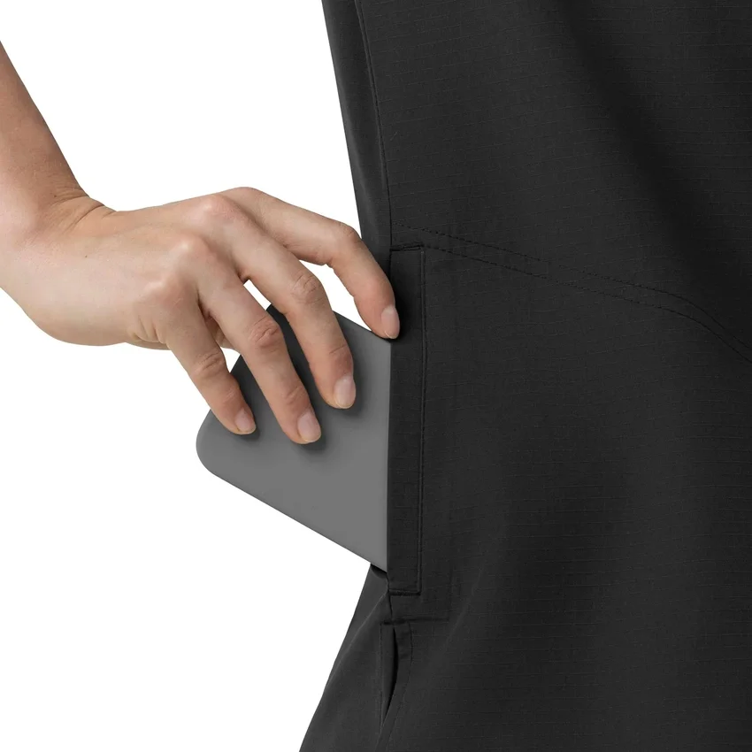 Rugged Flex Fld-scrubtop met V-hals voor dames