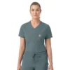 Rugged Flex Fld-scrubtop voor dames om in de broek te stoppen